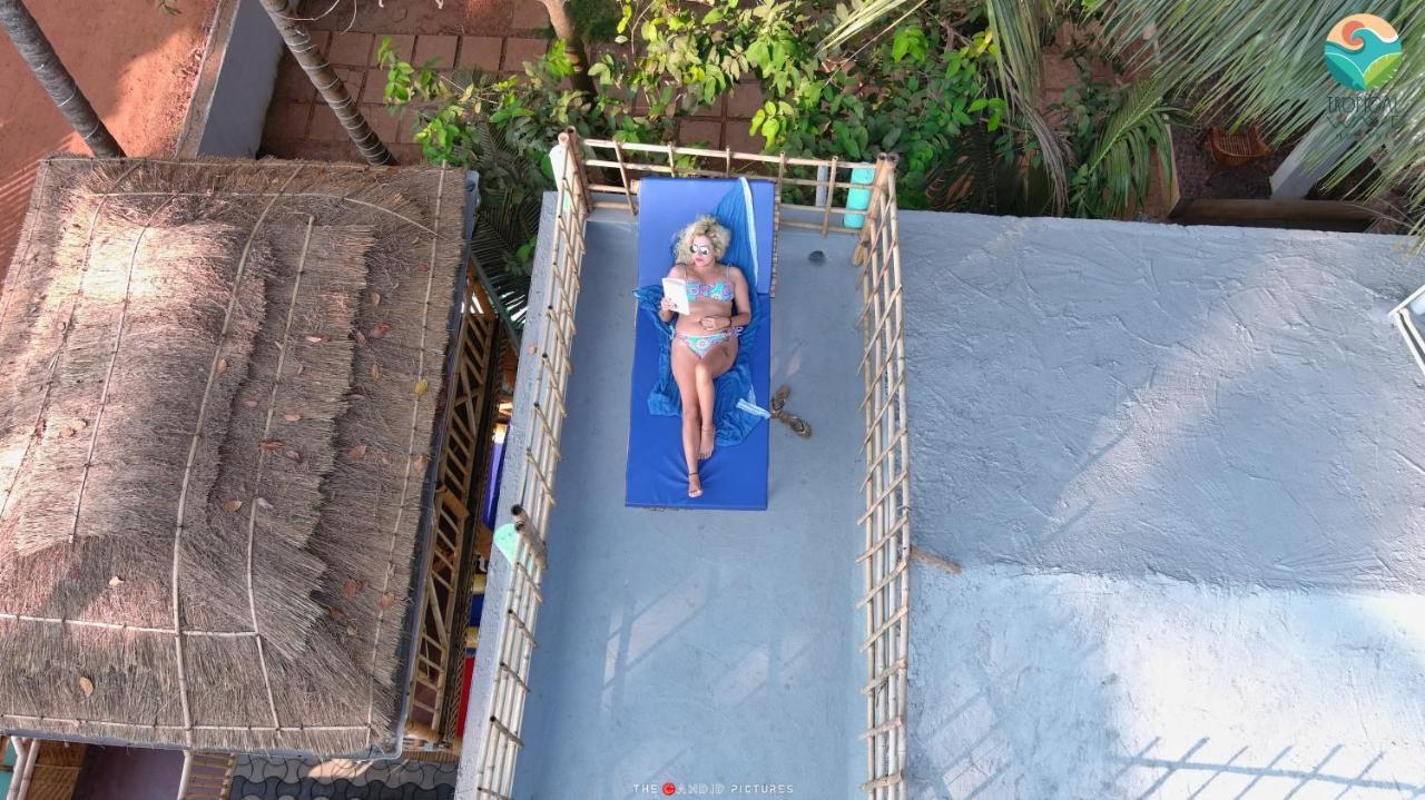 Tropical Wave Hostel Morjim Goa Eksteriør billede